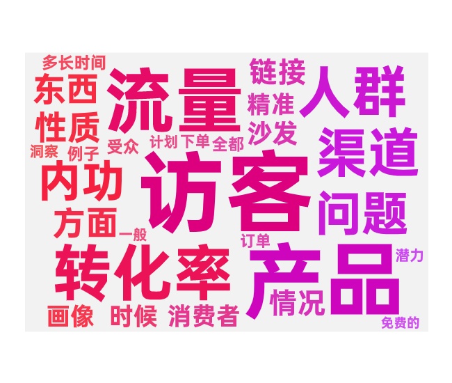 访客多转化低的原因和调整