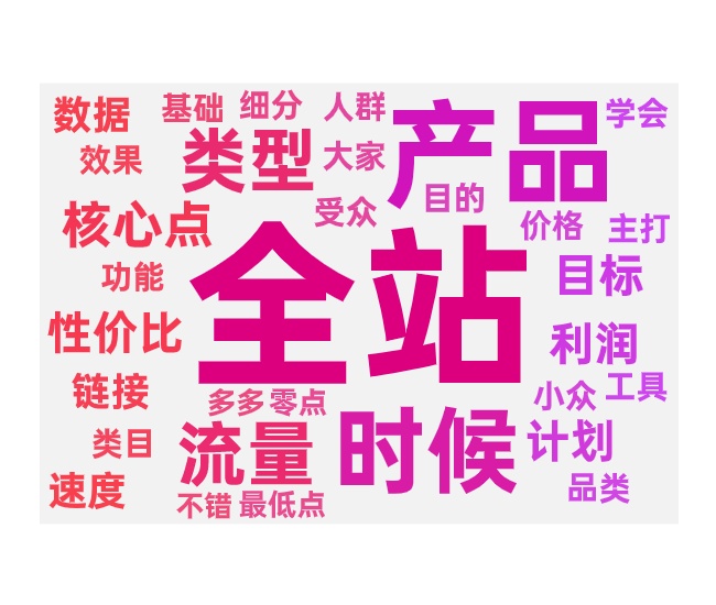 全站推广场景的三个核心点