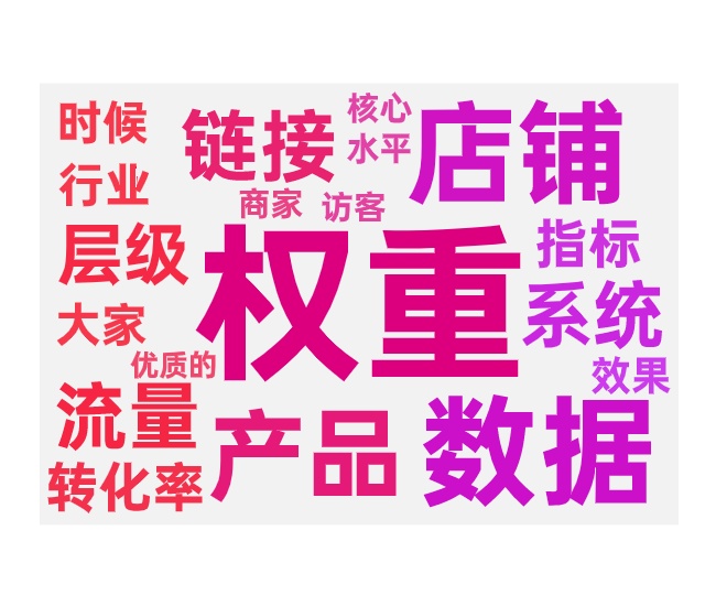 权重与访客提升的数据考核指标