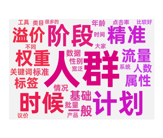 关键词推广圈人不同阶段的实操