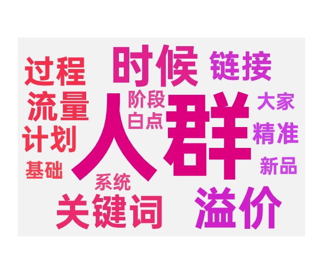 新品推广人群的设置与溢价的设置