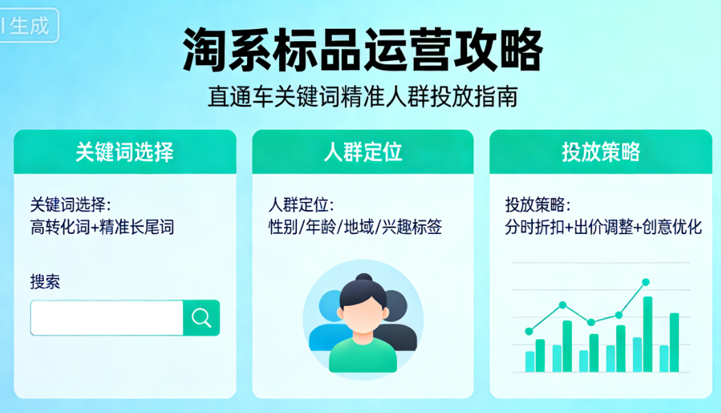 淘系标品运营核心建议：坚决不开全站推广